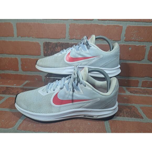 Nike Downshifter 6 Gray Silver Pink Size 9 Womens - Picture 1 of 6